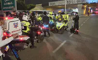 Car barrels into haredi protester, moderately injuring him